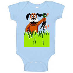 Duck Hunt Dog 80s Retro Nintendo New Video Game Baby One Piece Duck Hunt Dog 80s Retro Nintendo New Video Game Baby One Piece