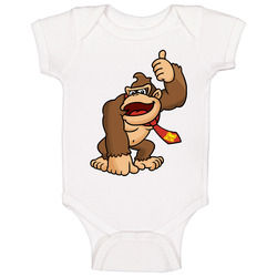 Donkey Kong Country Thumbs Up Kids Tv Show Cartoon Baby One Piece Donkey Kong Country Thumbs Up Kids Tv Show Cartoon Baby One Piece