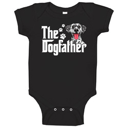 Dalmatian The Dogfather Father's Day Baby One Piece Dalmatian The Dogfather Father's Day Baby One Piece
