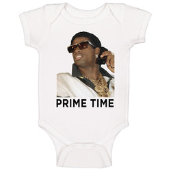 Deion Sanders Prime Time Football Fan Baby One Piece Deion Sanders Prime Time Football Fan Baby One Piece