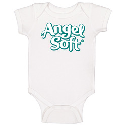 Angel Soft Toilet Paper Company Logo Baby One Piece Angel Soft Toilet Paper Company Logo Baby One Piece