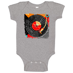 Retro Vinyl Record Lp Music Baby One Piece Retro Vinyl Record Lp Music Baby One Piece