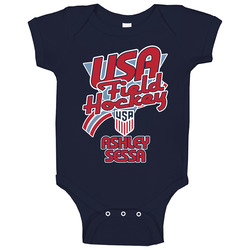 Ashley Sessa Team Usa Field Hockey Paris 2024 Baby One Piece Ashley Sessa Team Usa Field Hockey Paris 2024 Baby One Piece