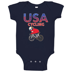 Team Usa Cycling Paris 2024 Sports Baby One Piece Team Usa Cycling Paris 2024 Sports Baby One Piece