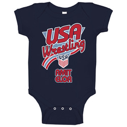 Amit Elor Team Usa Wrestling Paris 2024 Baby One Piece Amit Elor Team Usa Wrestling Paris 2024 Baby One Piece