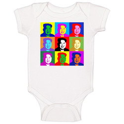 Kim Jong Un Pop Art Celebrities Famous People Baby One Piece Kim Jong Un Pop Art Celebrities Famous People Baby One Piece