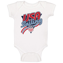 Team Usa Sailing Paris 2024 Baby One Piece Team Usa Sailing Paris 2024 Baby One Piece