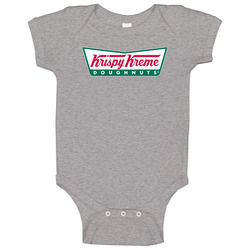 Krispy Kreme Doughnuts Logo Baby One Piece