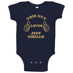 Jeff Cirillo This Guy Loves Basketball Hockey Baseball Football Baby O