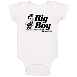 Big Boy American Favourite Food Baby One Piece