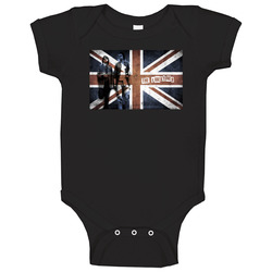 The Libertines Distressed Look Flag British Music Fan Baby One Piece