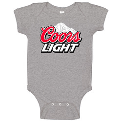 Coors Light Beer Cool Mountain Logo Baby One Piece