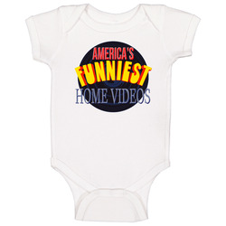 America's Funniest Home Videos Retro 80s Tv Show Logo Fan Baby On America's Funniest Home Videos Retro 80s Tv Show Logo Fan Baby On