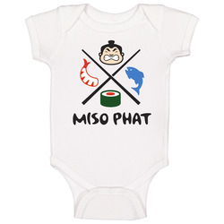 Miso Phat Sushi Maui Hawaii Restaurant Baby One Piece Miso Phat Sushi Maui Hawaii Restaurant Baby One Piece