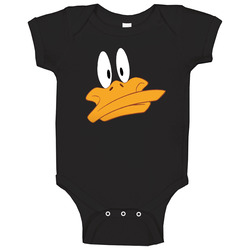 Daffy Duck Face Tv Show Fan Baby One Piece Daffy Duck Face Tv Show Fan Baby One Piece