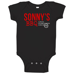 Sonny's Bbq Best Southern Restaurants Fan Food Baby One Piece Sonny's Bbq Best Southern Restaurants Fan Food Baby One Piece