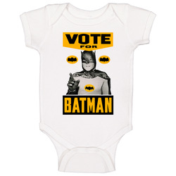 Vote For Batman 60s Tv Series Fan Baby One Piece Vote For Batman 60s Tv Series Fan Baby One Piece