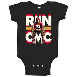 Run Cmc Christian Mccaffrey Fan Baby One Piece
