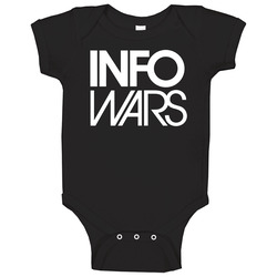 Info Wars Alex Jones Logo Baby One Piece