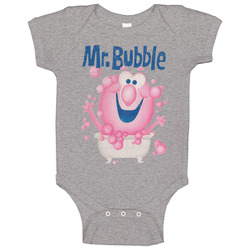 Mr Bubble Vintage Grunge Baby One Piece