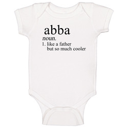 Abba Noun Languages Definition Dad Father Father's Day Gift Baby 