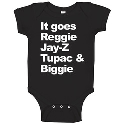 It Goes Reggie Jay T Biggie Hip Hop Baby One Piece