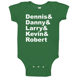 Dennis Johnson & Danny Ainge & Larry Bird & Kevin Mchale &