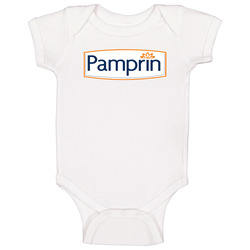 Pamprin Best Over The Counter Medication Logo Baby One Piece