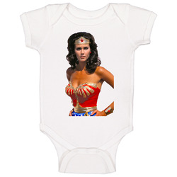 Lynda Carter Wonder Woman Tv Show Baby One Piece