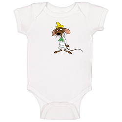 Slow Poke Rodriguez Cartoon Drunk Baby One Piece