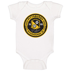 Pittsburgh Riverhounds Sc A-league Soccer Fc Team Retro Logo Baby One Pittsburgh Riverhounds Sc A-league Soccer Fc Team Retro Logo Baby One