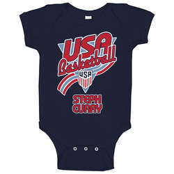 Steph Curry Team Usa Basketball Paris 2024 Baby One Piece Steph Curry Team Usa Basketball Paris 2024 Baby One Piece
