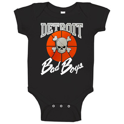 Detroit Bad Boys Retro Fan Baby One Piece Detroit Bad Boys Retro Fan Baby One Piece