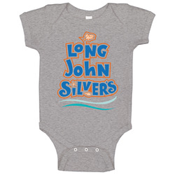 Long John Silvers American Favourite Food Baby One Piece Long John Silvers American Favourite Food Baby One Piece