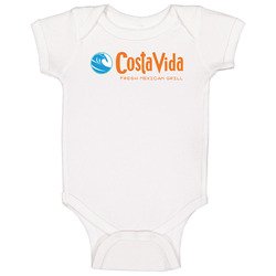 Costa Vida Fresh Mexican Grill Food Restaurant Logo Baby One Piece Costa Vida Fresh Mexican Grill Food Restaurant Logo Baby One Piece