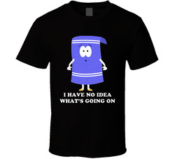 Southpark Towelie No Idea T Shirt Southpark Towelie No Idea T Shirt
