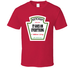 I Love Ketchup Food T Shirt I Love Ketchup Food T Shirt