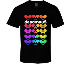 Deadmau5 Dj Colorful Mask Logo Fan Rave T Shirt Deadmau5 Dj Colorful Mask Logo Fan Rave T Shirt