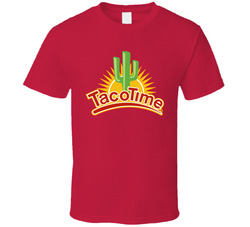 Taco Time Fast Food Restaurant Logo T Shirt Taco Time Fast Food Restaurant Logo T Shirt