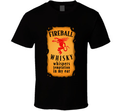 Fireball Whisky Cool Logo Party Booze T Shirt Fireball Whisky Cool Logo Party Booze T Shirt