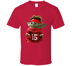 Patrick Mahomes Baby Yoda The Child Football Fan T Shirt Patrick Mahomes Baby Yoda The Child Football Fan T Shirt