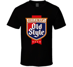 Heilemans Old Style Beer Cool Brewery Retro Brew Logo T Shirt Heilemans Old Style Beer Cool Brewery Retro Brew Logo T Shirt