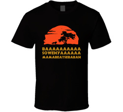 Baaa Sowenya Funny Lion King Silhouette Movie Fan T Shirt