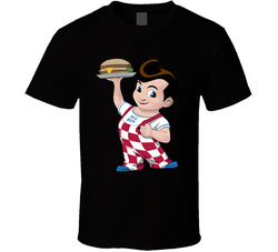 Big Boy Fast Food Mascot T Shirt Big Boy Fast Food Mascot T Shirt