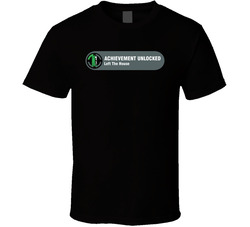 Achievement Unlocked Left The House Gaming T Shirt Achievement Unlocked Left The House Gaming T Shirt