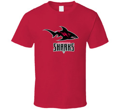 Jacksonville Sharks Arena Football League Team Fan Logo T Shirt Jacksonville Sharks Arena Football League Team Fan Logo T Shirt