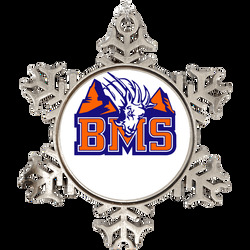 Bms Blue Mountain State Fictional University Tv Show Fan Holiday Ornam Bms Blue Mountain State Fictional University Tv Show Fan Holiday Ornam