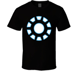 Iron Man Glowing Heart Comic Movie T Shirt Iron Man Glowing Heart Comic Movie T Shirt