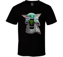 Baby Yoda The Child Mandalorian Monster Energy Drink T Shirt