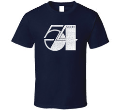 Studio 54 Vintage Distressed Logo T Shirt